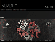 Tablet Screenshot of mementolabel.com